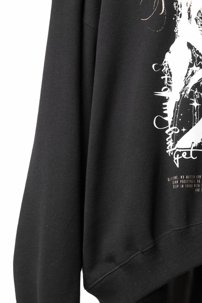 画像をギャラリービューアに読み込む, beauty : beast MONTAGE CREWNECK SWEAT SHIRT (BLACK)