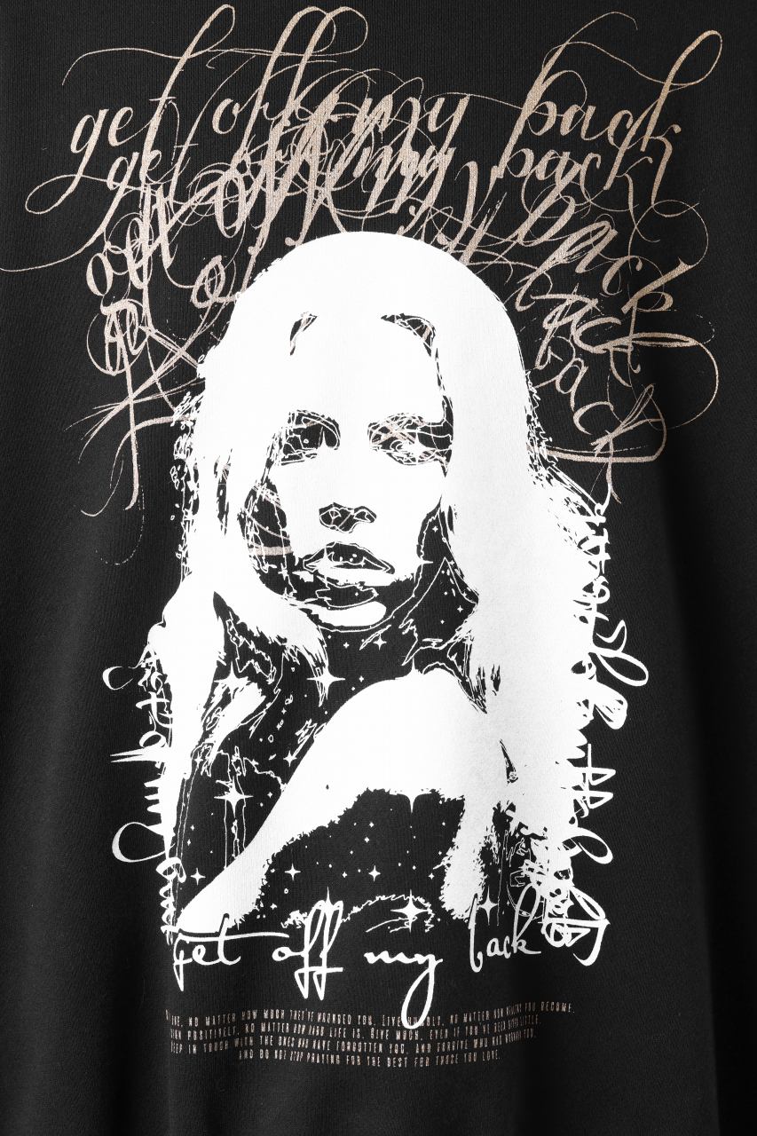 画像をギャラリービューアに読み込む, beauty : beast MONTAGE CREWNECK SWEAT SHIRT (BLACK)