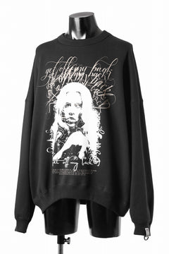 画像をギャラリービューアに読み込む, beauty : beast MONTAGE CREWNECK SWEAT SHIRT (BLACK)