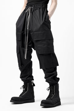 Load image into Gallery viewer, A.F ARTEFACT FRONT ZIP CARGO SAROUEL EASY PANTS (BLACK)