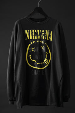 画像をギャラリービューアに読み込む, CHANGES exclusive VINTAGE REMAKE L/S TOPS (MULTI BLACK #J)