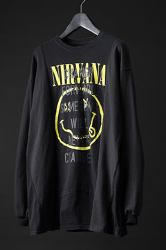 画像をギャラリービューアに読み込む, CHANGES exclusive VINTAGE REMAKE L/S TOPS (MULTI BLACK #J)