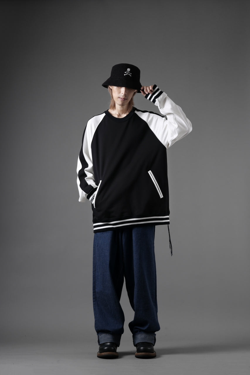 画像をギャラリービューアに読み込む, MASTERMIND WORLD SOUVENIR SWEATSHIRT / REGULAR FIT (BLACK x WHITE)