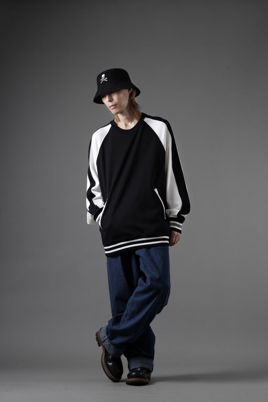 画像をギャラリービューアに読み込む, MASTERMIND WORLD SOUVENIR SWEATSHIRT / REGULAR FIT (BLACK x WHITE)