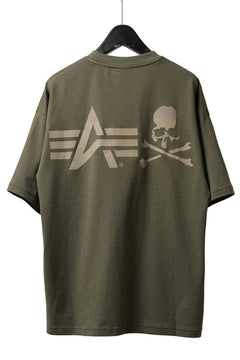 画像をギャラリービューアに読み込む, mastermind WORLD x ALPHA INDUSTRIES CIGER POCKET TEE (OLIVE)