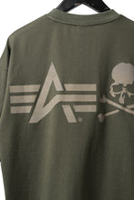 画像をギャラリービューアに読み込む, mastermind WORLD x ALPHA INDUSTRIES CIGER POCKET TEE (OLIVE)