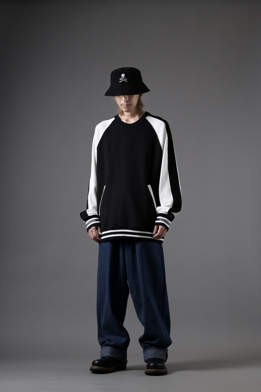 画像をギャラリービューアに読み込む, MASTERMIND WORLD SOUVENIR SWEATSHIRT / REGULAR FIT (BLACK x WHITE)