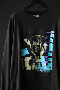 画像をギャラリービューアに読み込む, CHANGES exclusive VINTAGE REMAKE L/S TOPS (MULTI BLACK #A)