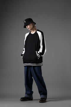 画像をギャラリービューアに読み込む, MASTERMIND WORLD SOUVENIR SWEATSHIRT / REGULAR FIT (BLACK x WHITE)