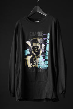 画像をギャラリービューアに読み込む, CHANGES exclusive VINTAGE REMAKE L/S TOPS (MULTI BLACK #A)