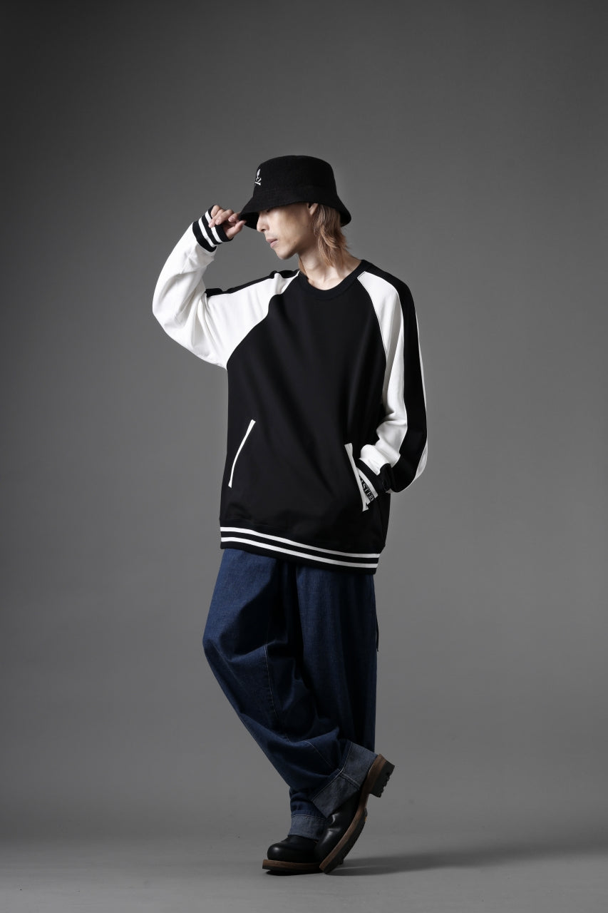 画像をギャラリービューアに読み込む, MASTERMIND WORLD SOUVENIR SWEATSHIRT / REGULAR FIT (BLACK x WHITE)