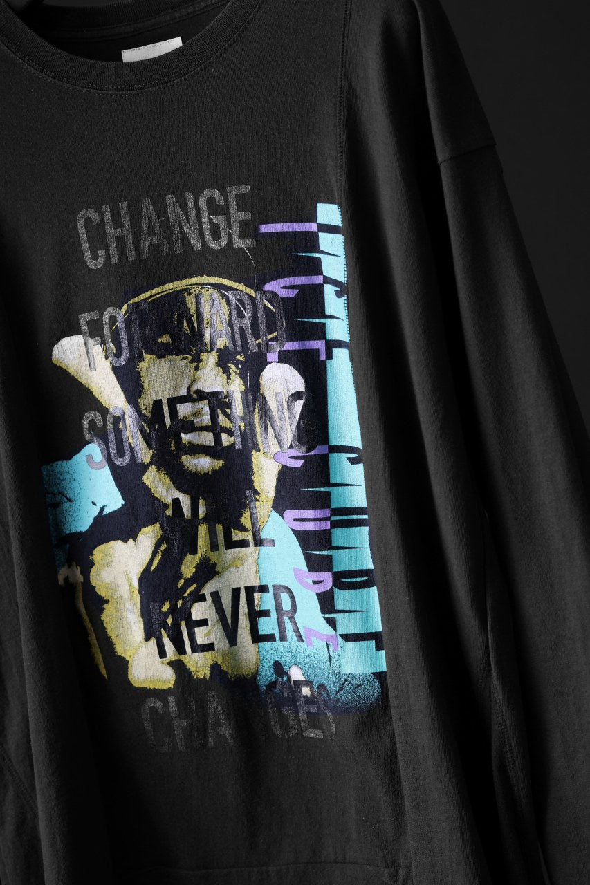 画像をギャラリービューアに読み込む, CHANGES exclusive VINTAGE REMAKE L/S TOPS (MULTI BLACK #A)