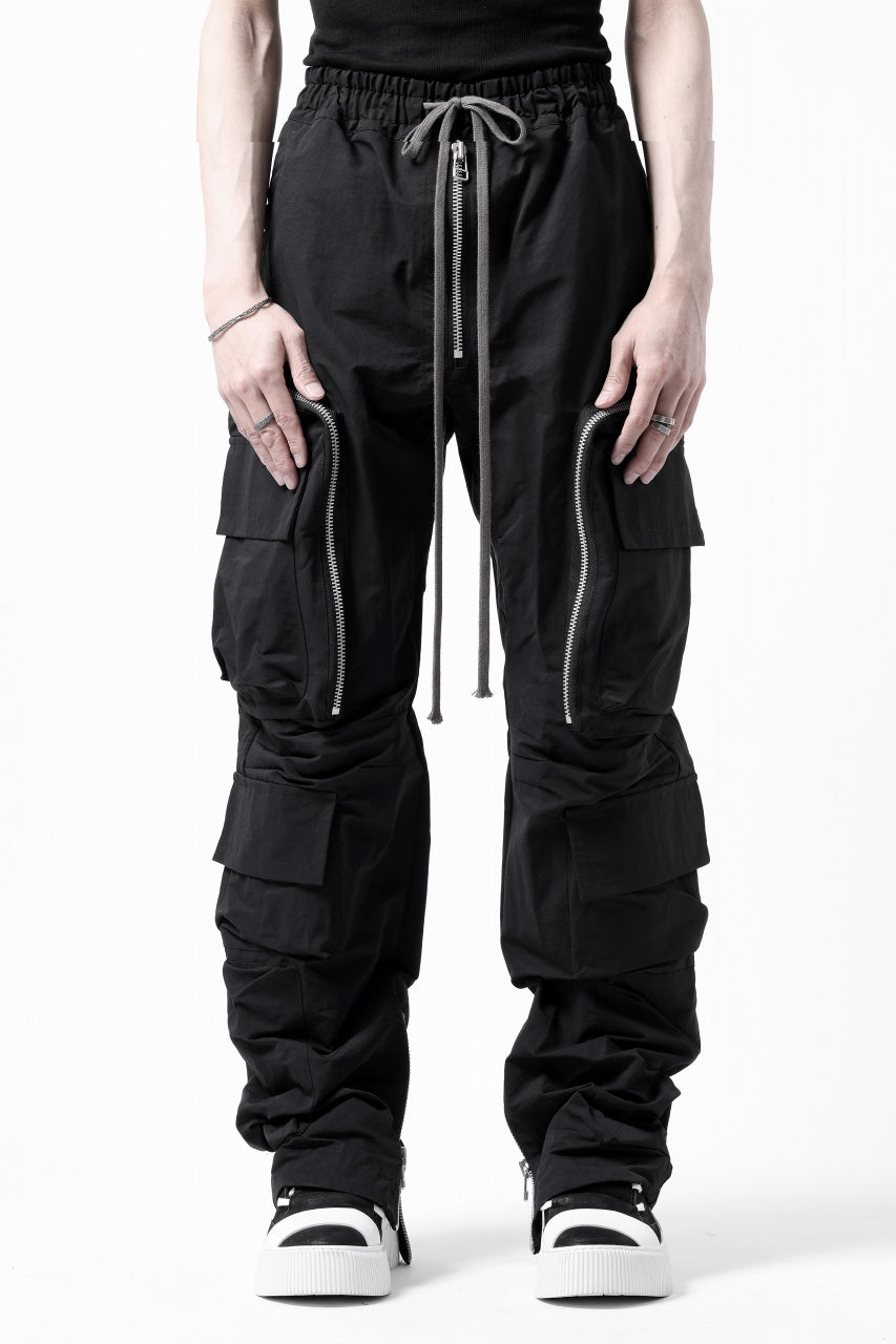 画像をギャラリービューアに読み込む, A.F ARTEFACT RADICAL-ZIP FIELD PANTS (BLACK)