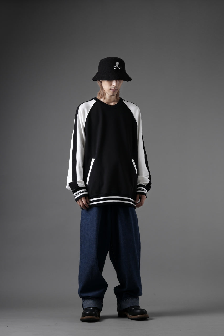 画像をギャラリービューアに読み込む, MASTERMIND WORLD SOUVENIR SWEATSHIRT / REGULAR FIT (BLACK x WHITE)