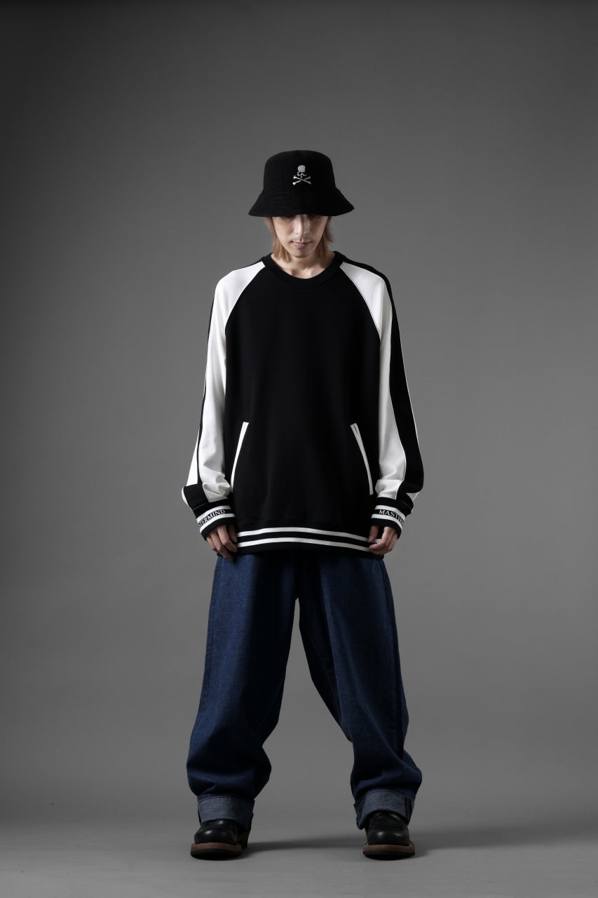 画像をギャラリービューアに読み込む, MASTERMIND WORLD SOUVENIR SWEATSHIRT / REGULAR FIT (BLACK x WHITE)