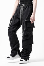 画像をギャラリービューアに読み込む, A.F ARTEFACT RADICAL-ZIP FIELD PANTS (BLACK)
