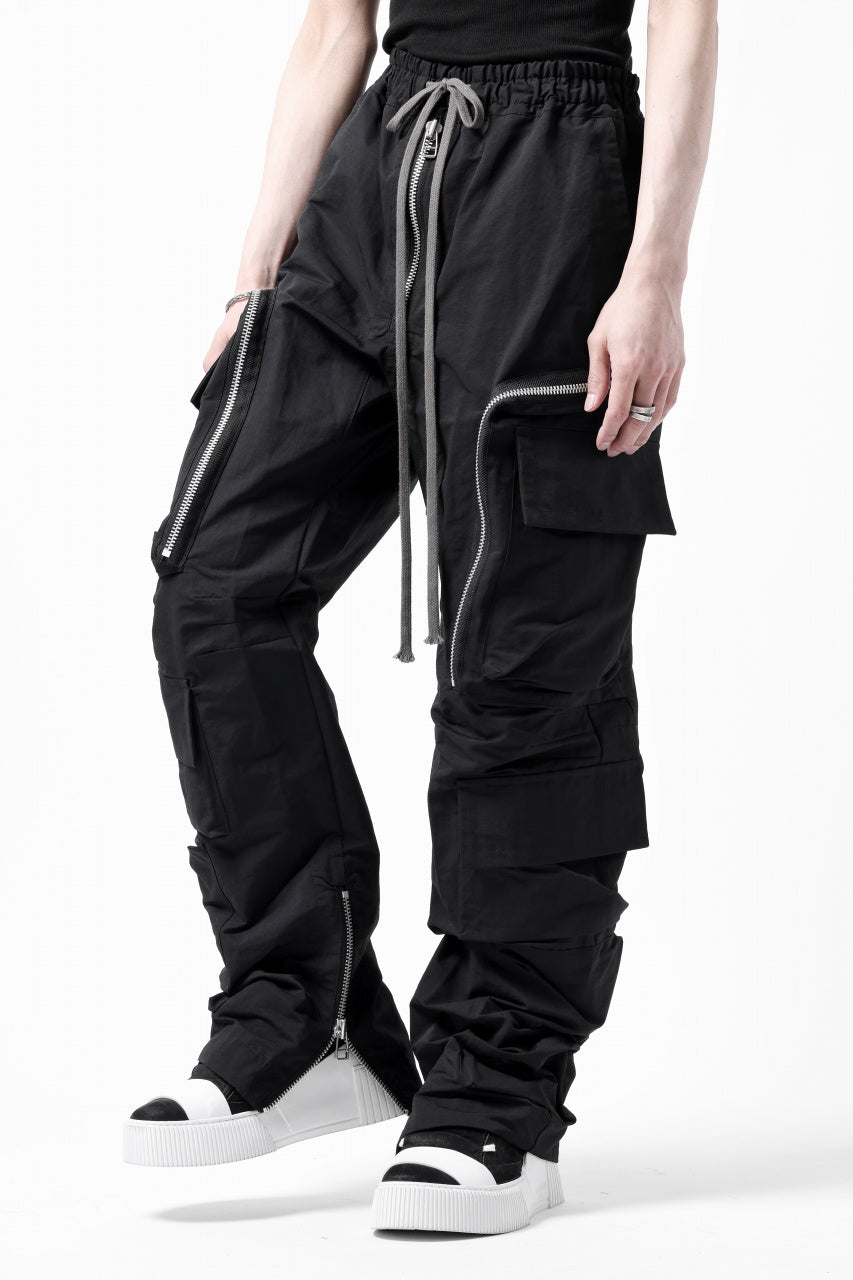 画像をギャラリービューアに読み込む, A.F ARTEFACT RADICAL-ZIP FIELD PANTS (BLACK)
