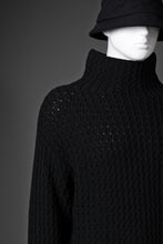 画像をギャラリービューアに読み込む, forme d'expression Chunky Ribbed Knit Sweater (Black)