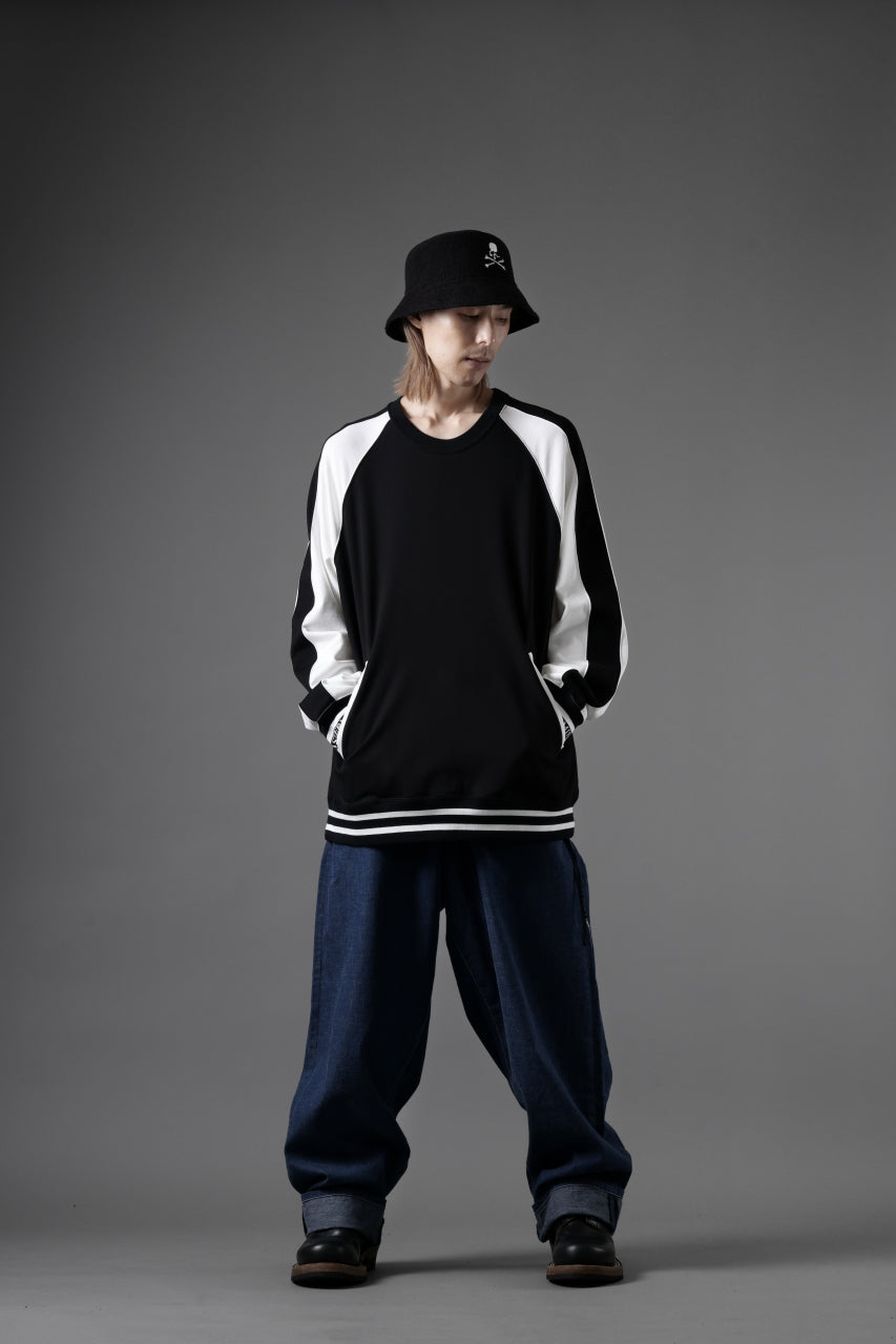 画像をギャラリービューアに読み込む, MASTERMIND WORLD SOUVENIR SWEATSHIRT / REGULAR FIT (BLACK x WHITE)