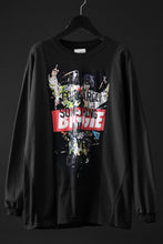 画像をギャラリービューアに読み込む, CHANGES exclusive VINTAGE REMAKE L/S TOPS (MULTI BLACK #K)