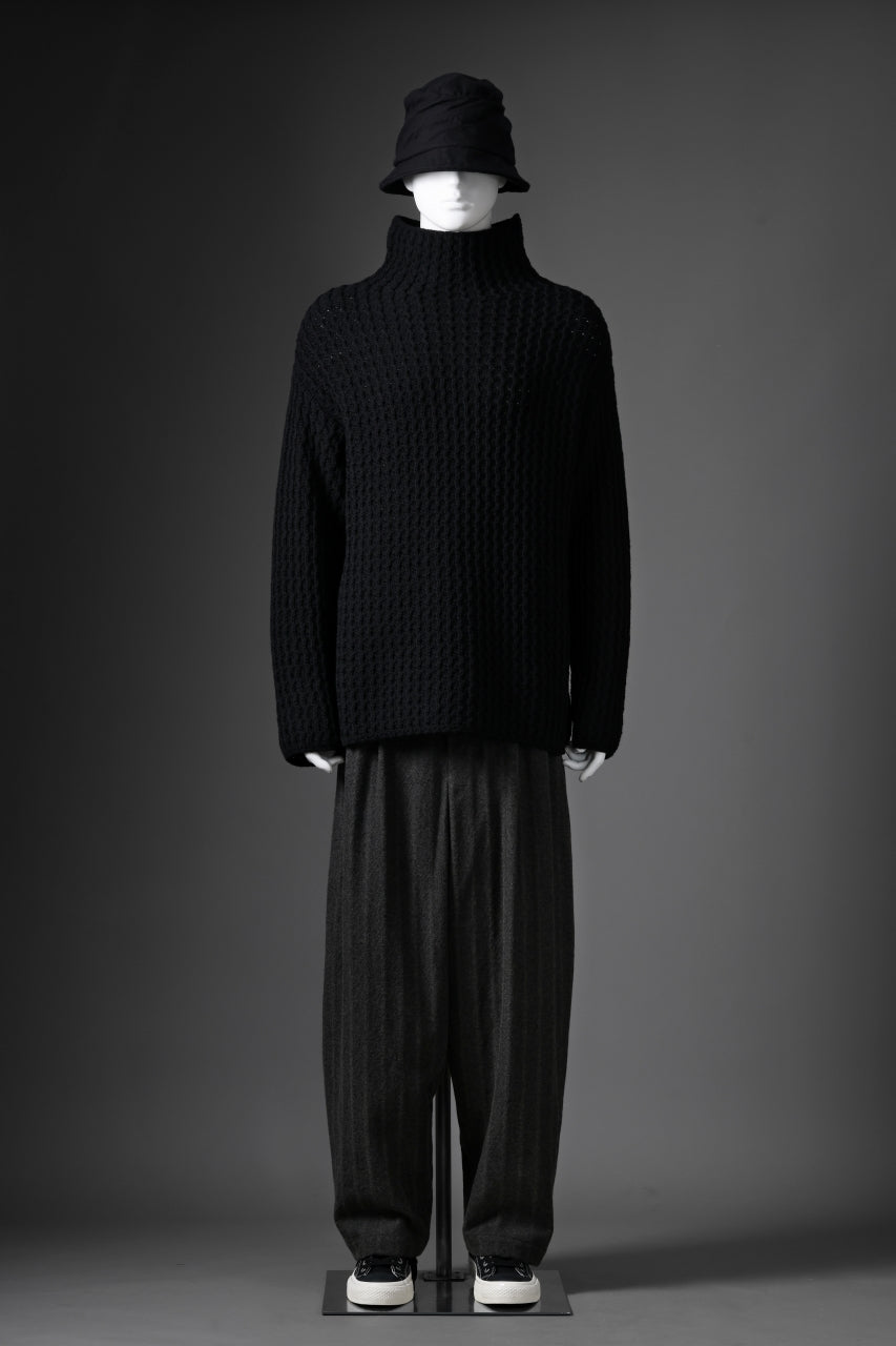 画像をギャラリービューアに読み込む, forme d'expression Chunky Ribbed Knit Sweater (Black)