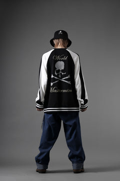 画像をギャラリービューアに読み込む, MASTERMIND WORLD SOUVENIR SWEATSHIRT / REGULAR FIT (BLACK x WHITE)