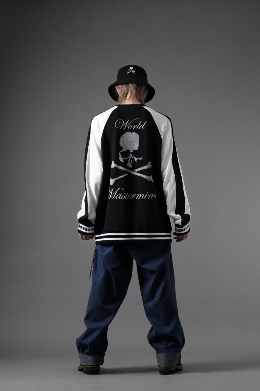 画像をギャラリービューアに読み込む, MASTERMIND WORLD SOUVENIR SWEATSHIRT / REGULAR FIT (BLACK x WHITE)