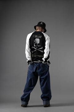 画像をギャラリービューアに読み込む, MASTERMIND WORLD SOUVENIR SWEATSHIRT / REGULAR FIT (BLACK x WHITE)