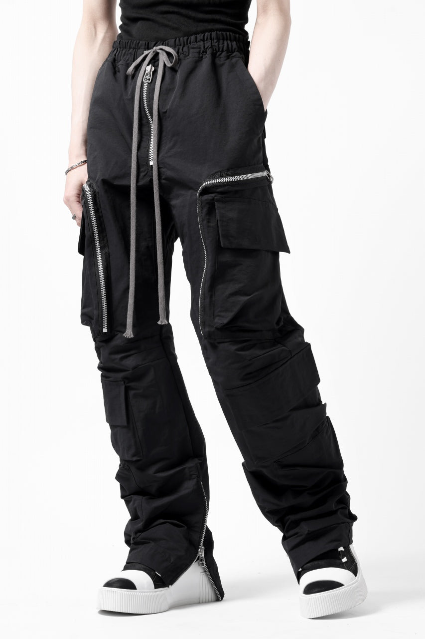 画像をギャラリービューアに読み込む, A.F ARTEFACT RADICAL-ZIP FIELD PANTS (BLACK)