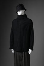 画像をギャラリービューアに読み込む, forme d'expression Chunky Ribbed Knit Sweater (Black)