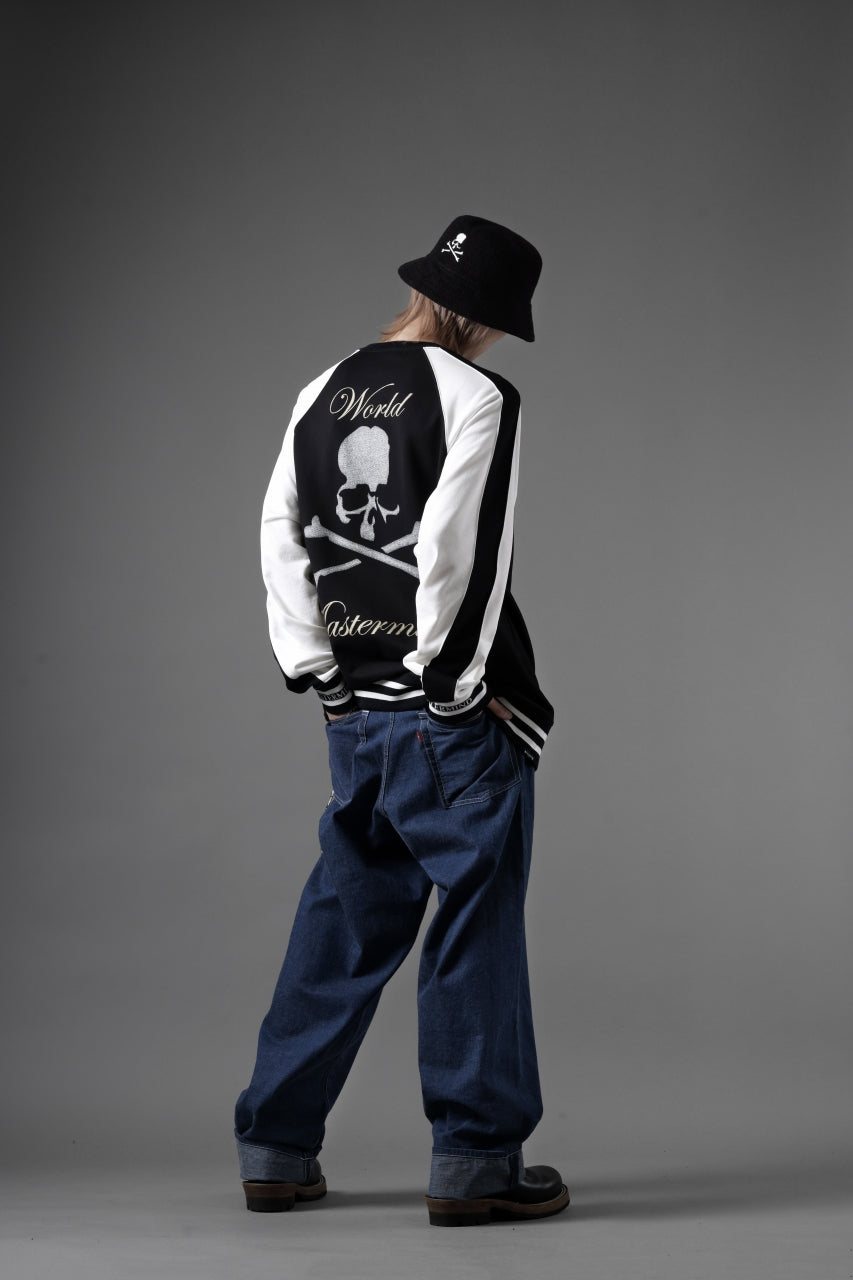 画像をギャラリービューアに読み込む, MASTERMIND WORLD SOUVENIR SWEATSHIRT / REGULAR FIT (BLACK x WHITE)