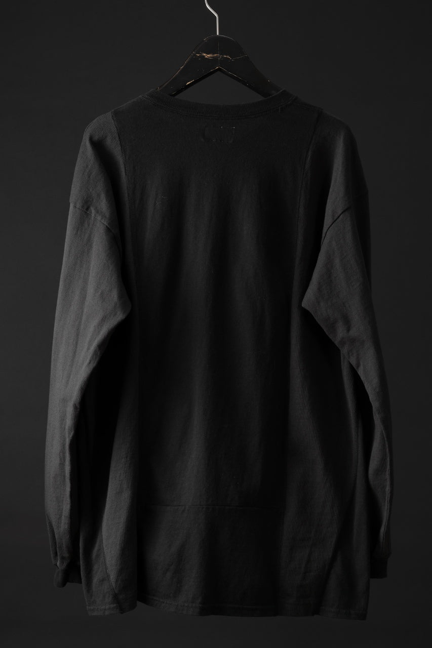 画像をギャラリービューアに読み込む, CHANGES exclusive VINTAGE REMAKE L/S TOPS (MULTI BLACK #K)
