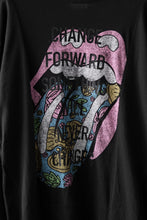 画像をギャラリービューアに読み込む, CHANGES exclusive VINTAGE REMAKE L/S TOPS (MULTI BLACK #L)