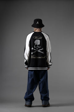 画像をギャラリービューアに読み込む, MASTERMIND WORLD SOUVENIR SWEATSHIRT / REGULAR FIT (BLACK x WHITE)