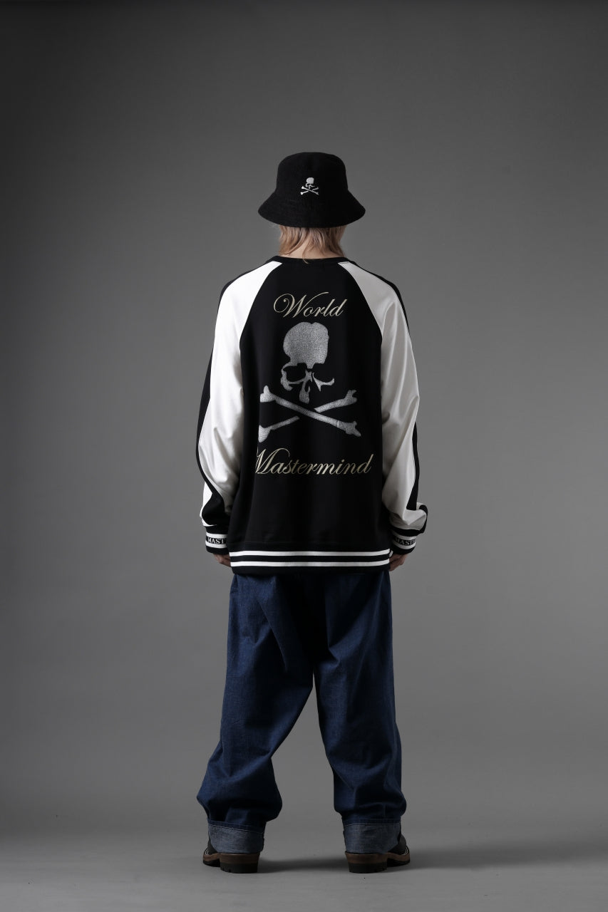 画像をギャラリービューアに読み込む, MASTERMIND WORLD SOUVENIR SWEATSHIRT / REGULAR FIT (BLACK x WHITE)