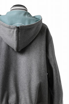 画像をギャラリービューアに読み込む, FACETASM HOODED STADIUM JACKET (GRAY)