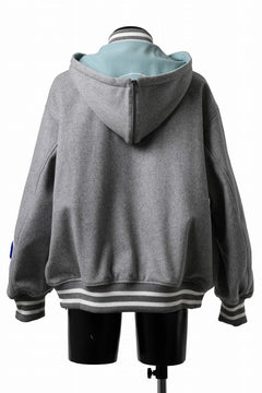画像をギャラリービューアに読み込む, FACETASM HOODED STADIUM JACKET (GRAY)