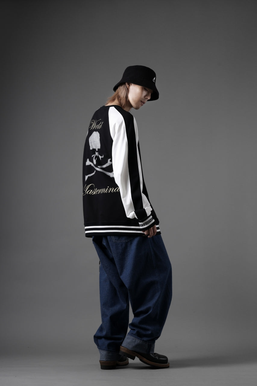 画像をギャラリービューアに読み込む, MASTERMIND WORLD SOUVENIR SWEATSHIRT / REGULAR FIT (BLACK x WHITE)