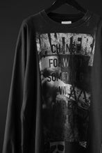 画像をギャラリービューアに読み込む, CHANGES exclusive VINTAGE REMAKE L/S TOPS (MULTI BLACK #M)