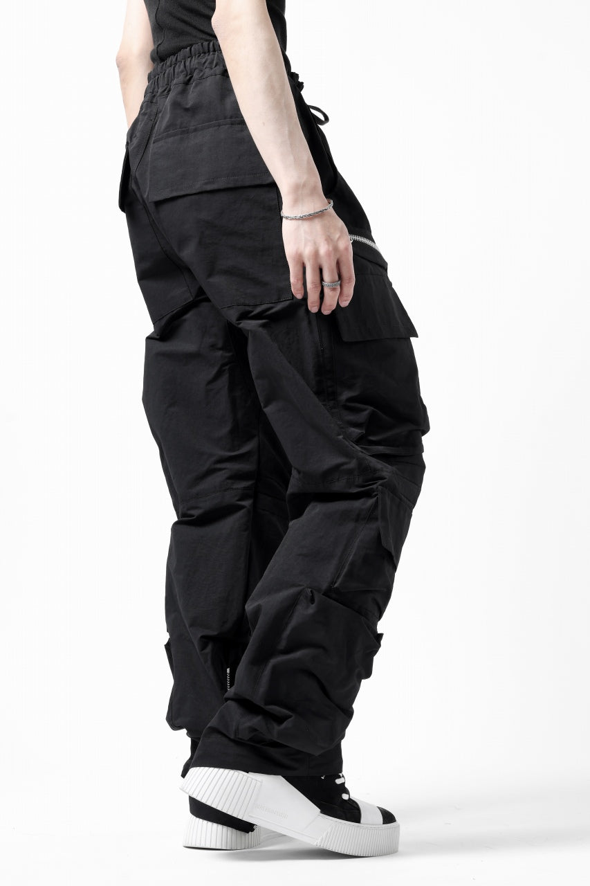 画像をギャラリービューアに読み込む, A.F ARTEFACT RADICAL-ZIP FIELD PANTS (BLACK)