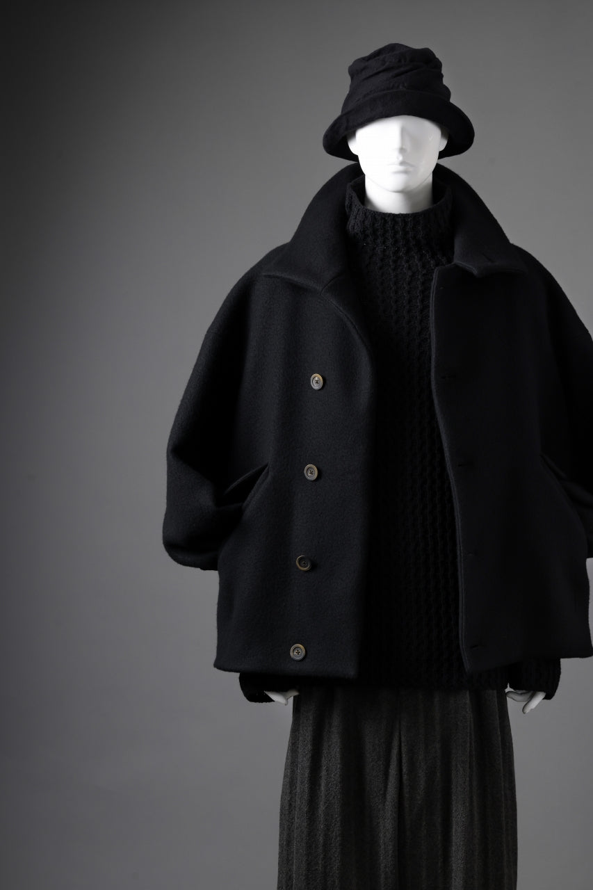 画像をギャラリービューアに読み込む, forme d'expression Bomber Short Coat (Black)
