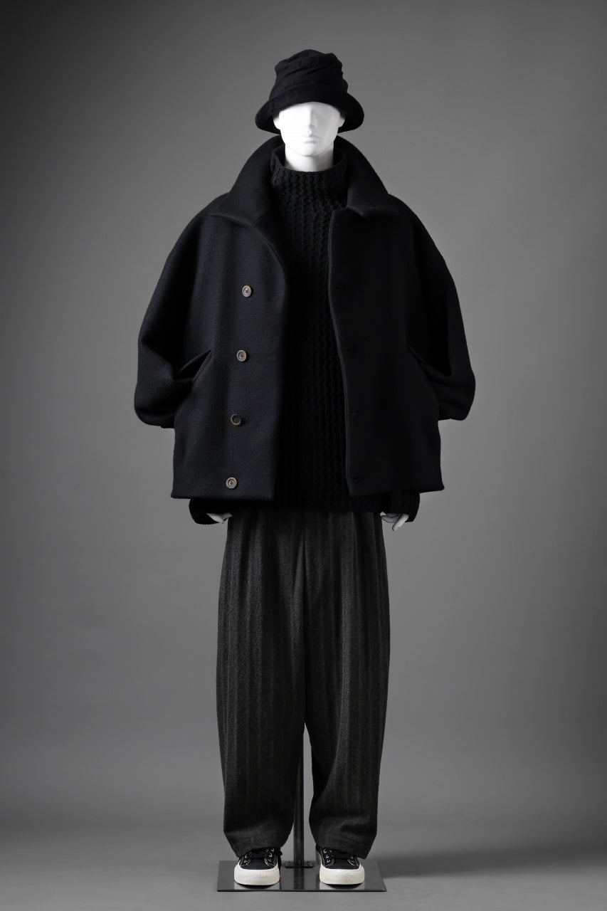 画像をギャラリービューアに読み込む, forme d'expression Bomber Short Coat (Black)