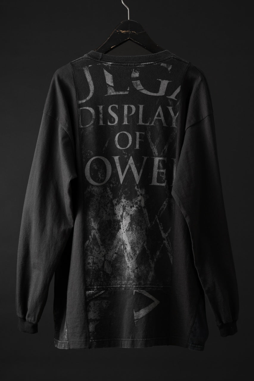 画像をギャラリービューアに読み込む, CHANGES exclusive VINTAGE REMAKE L/S TOPS (MULTI BLACK #M)