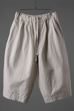 Load image into Gallery viewer, sus-sous atelier trousers / cotton linen canvas (ecru)