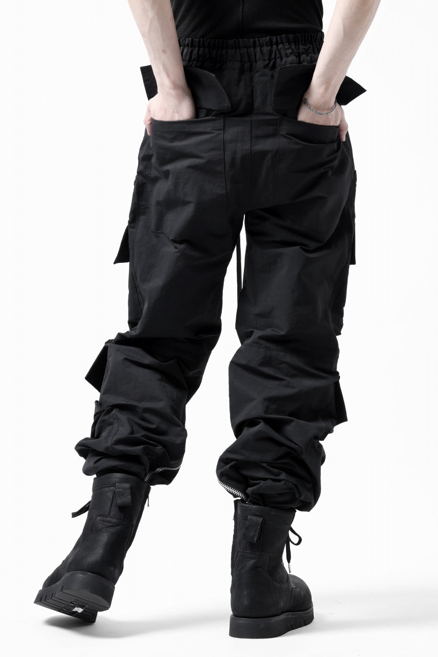 画像をギャラリービューアに読み込む, A.F ARTEFACT RADICAL-ZIP FIELD PANTS (BLACK)