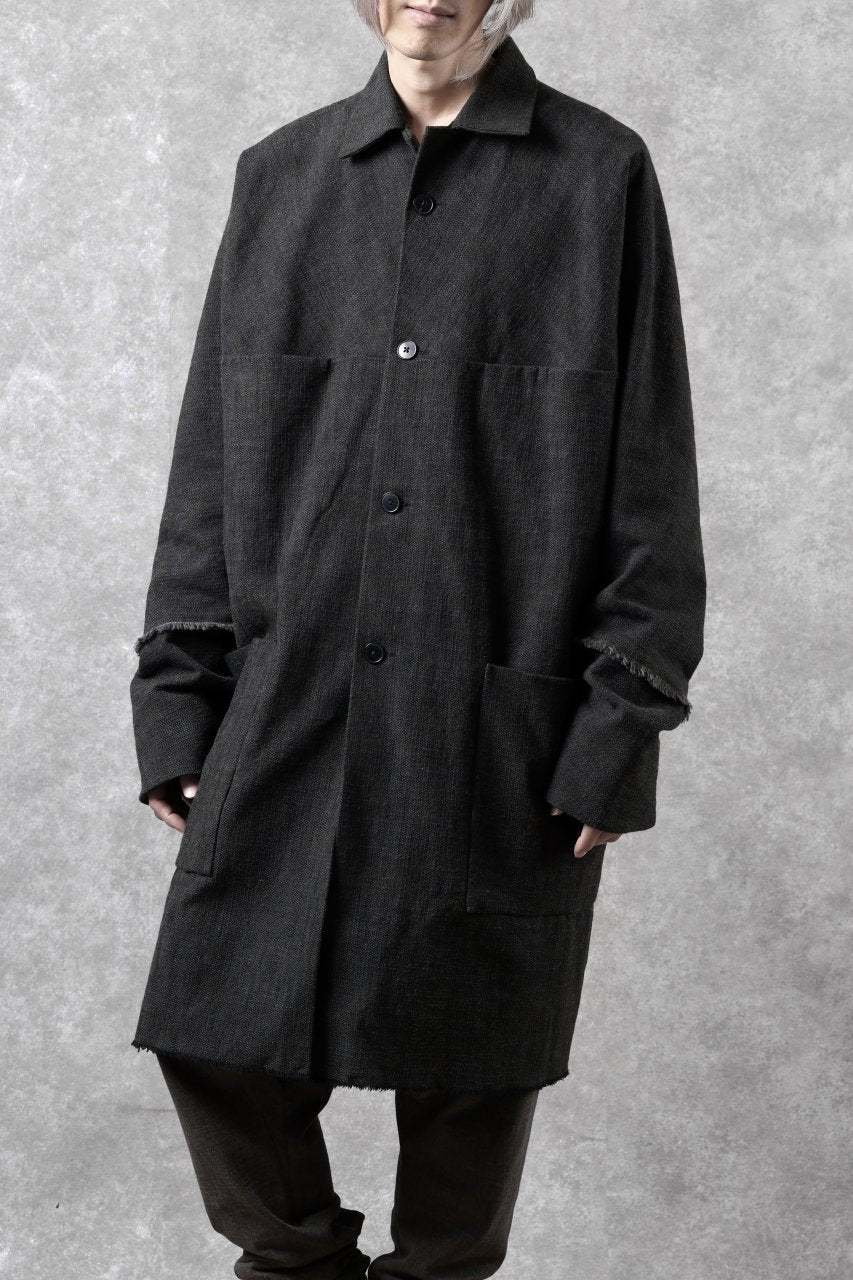 画像をギャラリービューアに読み込む, m.a+ 4 pocket medium fit coat / C254/M/CWP2 (DARK GREEN)