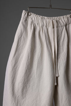 Load image into Gallery viewer, sus-sous atelier trousers / cotton linen canvas (ecru)