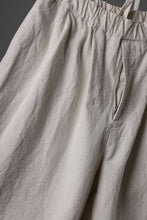 Load image into Gallery viewer, sus-sous atelier trousers / cotton linen canvas (ecru)