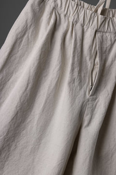 Load image into Gallery viewer, sus-sous atelier trousers / cotton linen canvas (ecru)