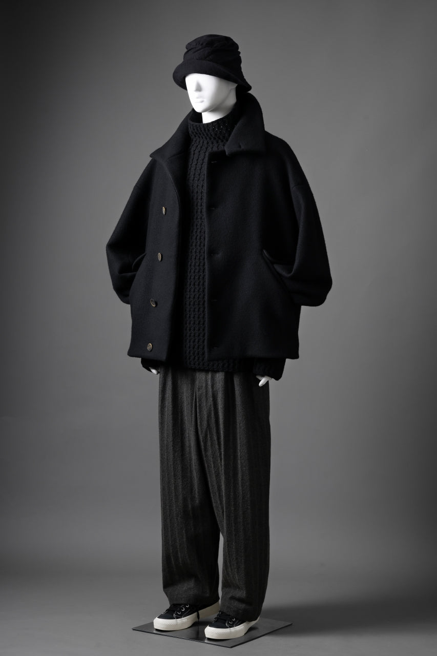 画像をギャラリービューアに読み込む, forme d'expression Bomber Short Coat (Black)
